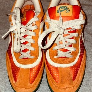 Nike Sb abington shoe size 7 used orange